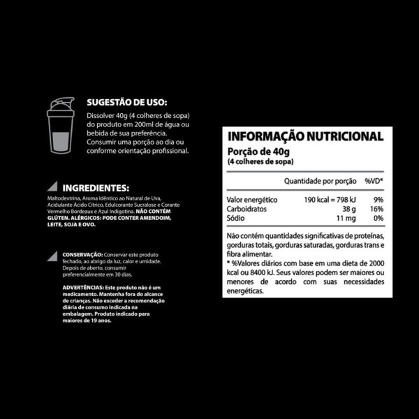 Maltodextrin Boost Energy 1kg - Dark Lab - Image 2