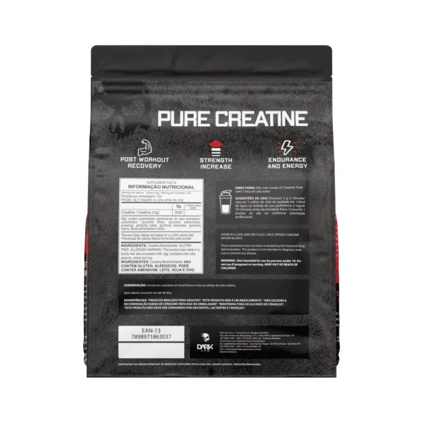 Creatina 100% Pura 1Kg Refil - Dark Lab - Image 2